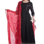 BAHAAR BLACK&RED SUIT SET