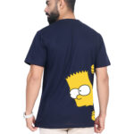 SIMPSON NAVY BLUE MEN'S T-SHIRT