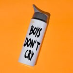 TAJNAN BOYS DON'T CRY PRINT WATER BOTTLE