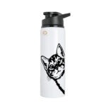 TAJNAN CAT ILLUSTRATION WATER BOTTLE