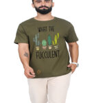 TAJNAN MEN'S FUCCULENT PRINT T'SHIRT