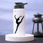 TAJNAN YOGA POSE PRINT WATER BOTTLE