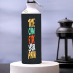 TAJNAN TIME CAN FIX PAIN PRINT WATER BOTTLE