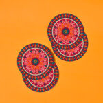 TAJNAN RANGOLI COASTER SET OF 4