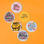 TAJNAN ROUND BE POSITIVE COASTER