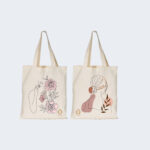 TAJNAN LINE ART TOTE BAG PACK OF 2