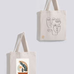 TAJNAN LINE ART TOTE BAG PACK OF 2