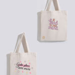 TAJNAN BE KIND TO YOUR MIND TOTE BAG PACK OF 2