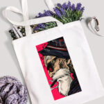 TAJNAN OLD MEN ILLUSTRATED ECO FRIENDLY TOTE BAG