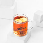 TAJNAN COFFEE TIME PRINT TRANSPARENT MUG