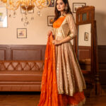 TAJNAN KURTA SKIRT INDO WEST SUIT SET