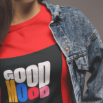 Tajnan Women Cotton Good Mood Graphic Printed Tee's