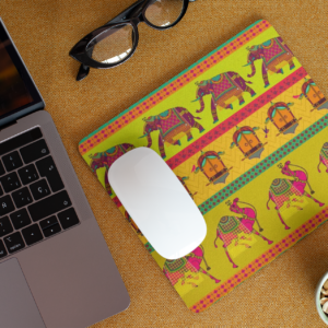 TAJNAN RAJASTHANI MOTIF PRINTED MOUSE PAD