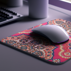 TAJNAN PAISLEY MOTIFS ILLUSTRATED MOUSE PAD MAD