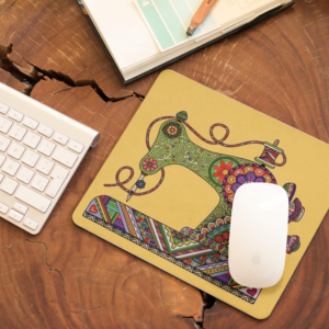 TAJNAN SEWING MACHINE ILLUSTARTE MOUSE PAD