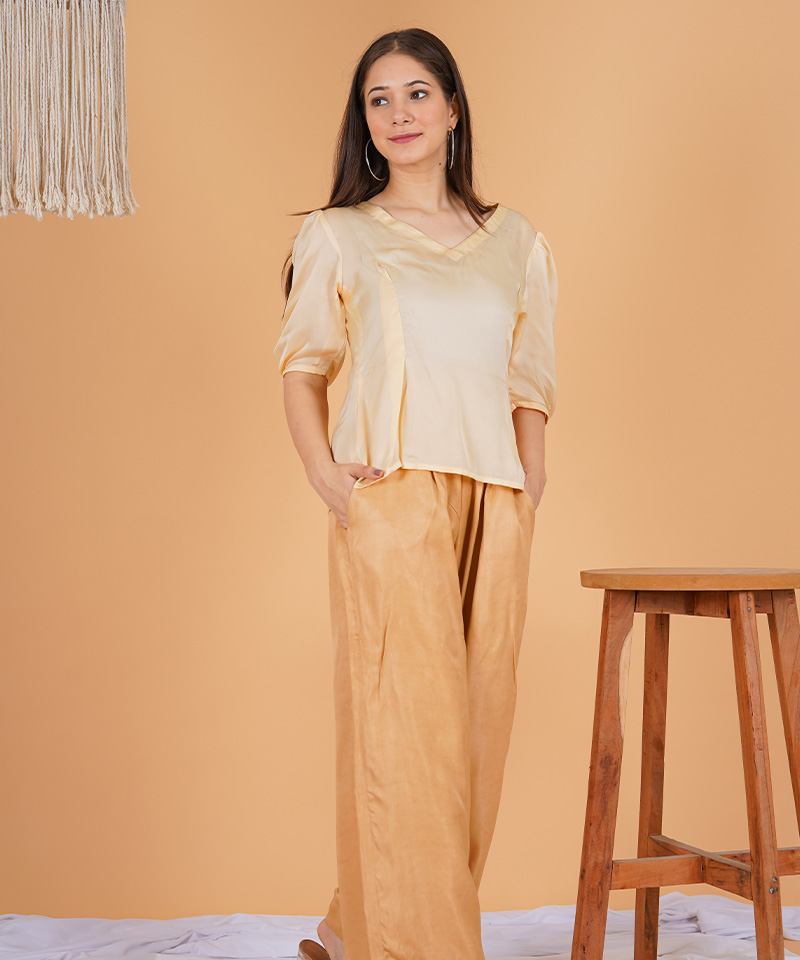 Tajnan Champagne Glow Co-Ord Set